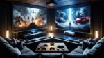 Beamer vs. TV fuer Spiele: Was ist die bessere Wahl im Heimkino Gaming?