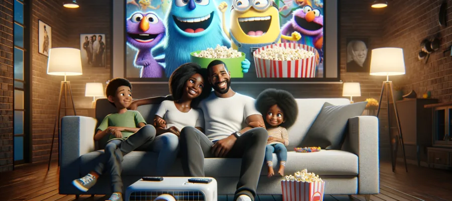 Kindgerechte Filme und Programme fuer den Beamer-Abend mit der Familie