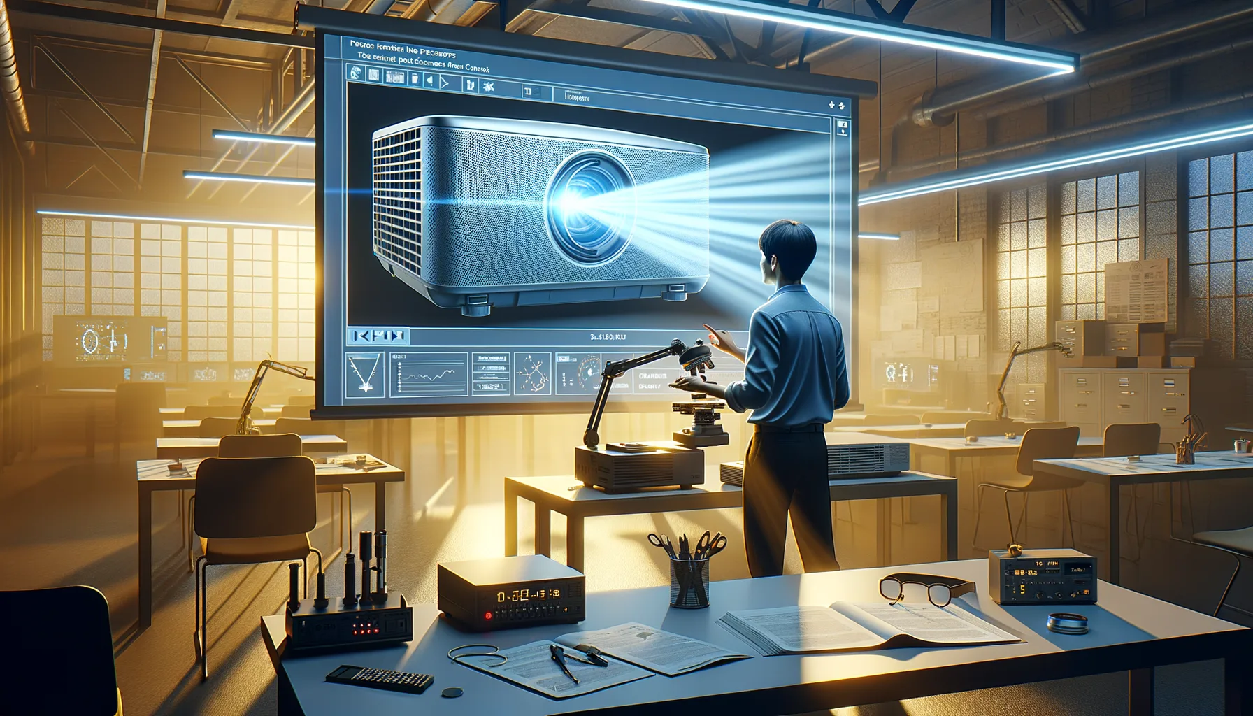 Wie Sie den Beamer richtig fokussieren und scharfstellen