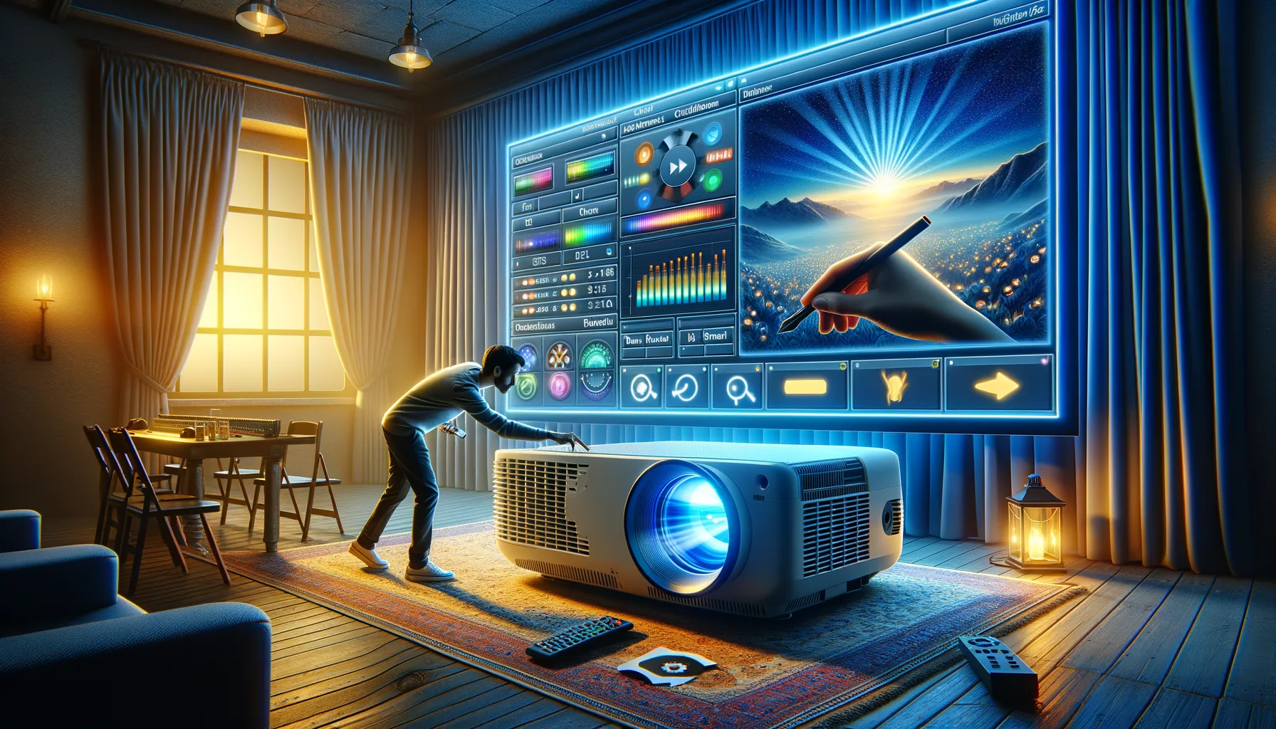 Beamer Umgebungslicht optimieren: Tipps fuer bessere Bildwiedergabe