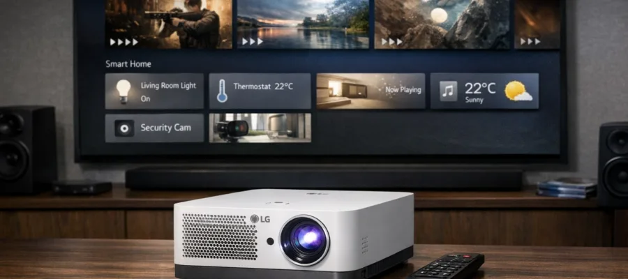 LG Beamer Review: Smarte Features fuer ein verbessertes Heimkinoerlebnis