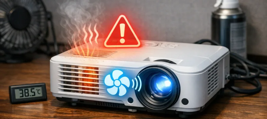 Beamer Ueberhitzung und Lueftergeraeusche reduzieren: So geht’s
