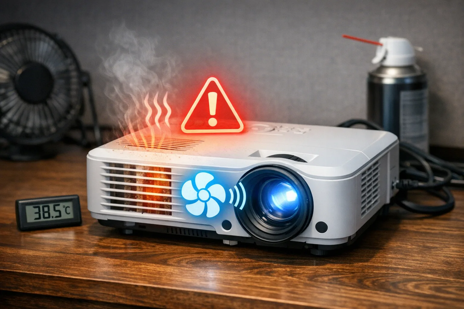 Beamer Ueberhitzung und Lueftergeraeusche reduzieren: So geht’s